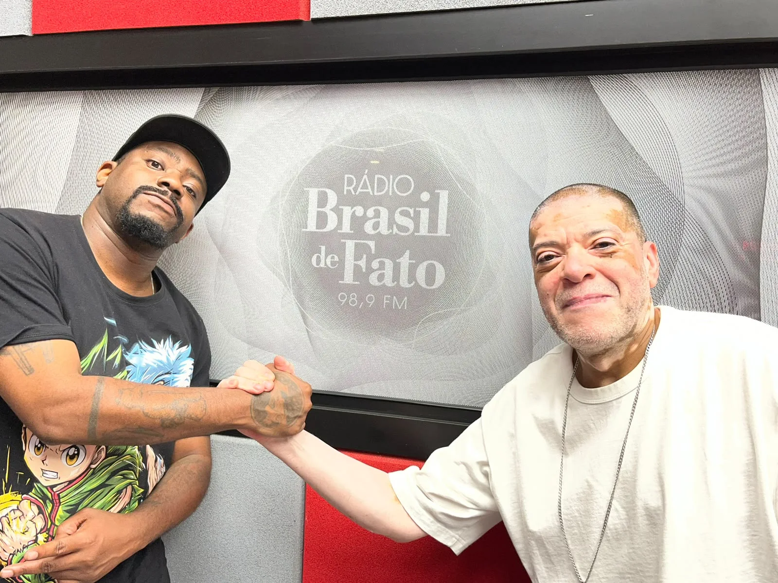 Fotografia do rapper niLL e o DJ KL Jay
