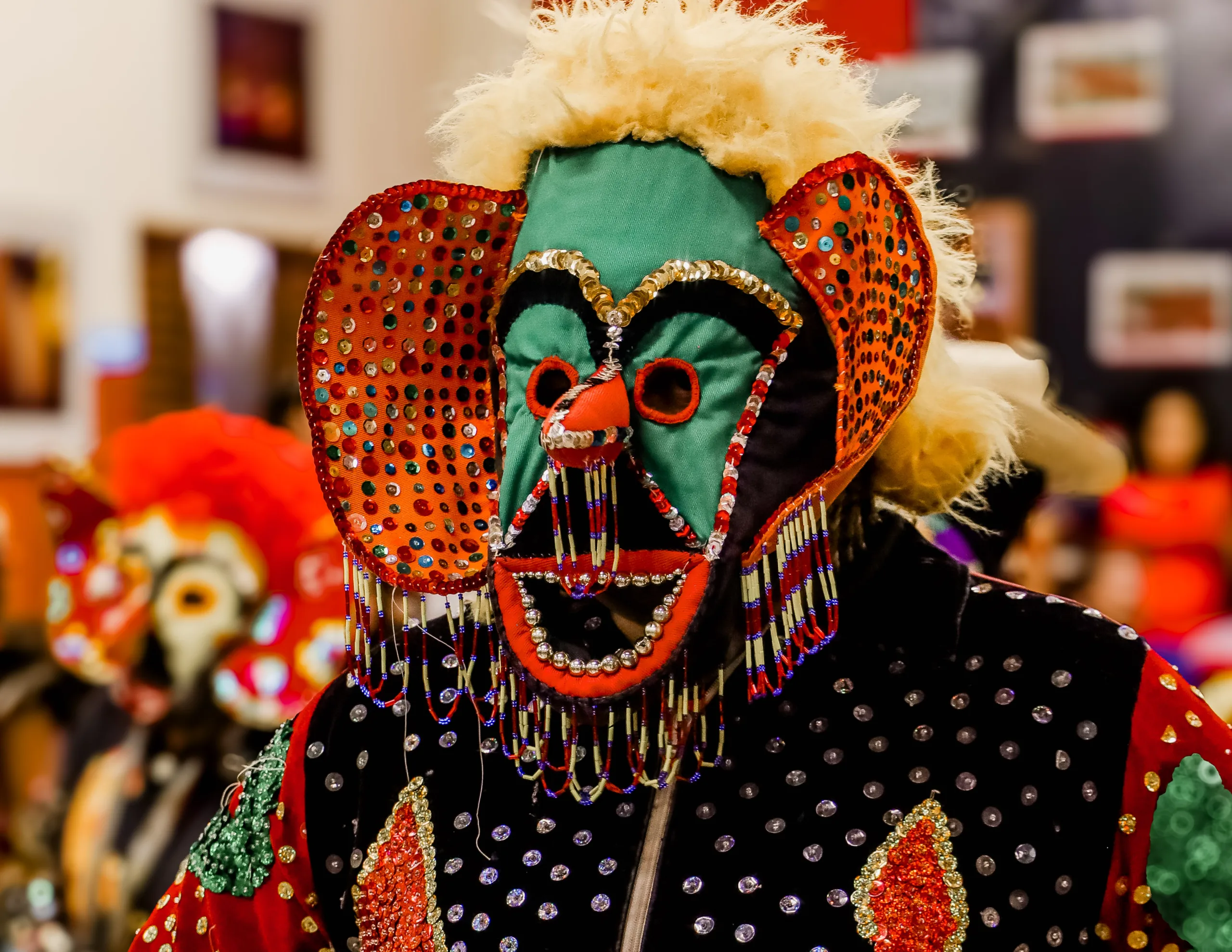 Cazumbá, personagem tradicional das brincadeiras de bumba-meu-boi