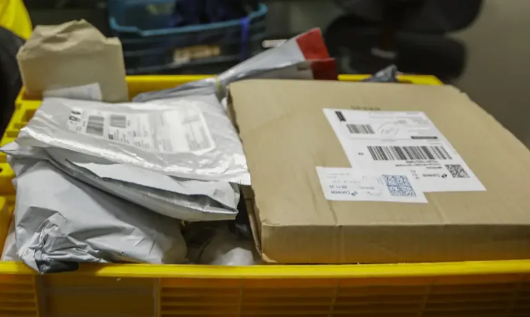 Encomendas dos Correios.