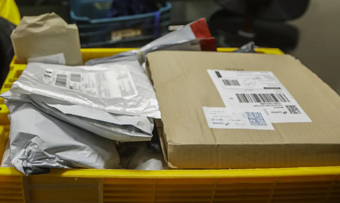 Encomendas dos Correios.