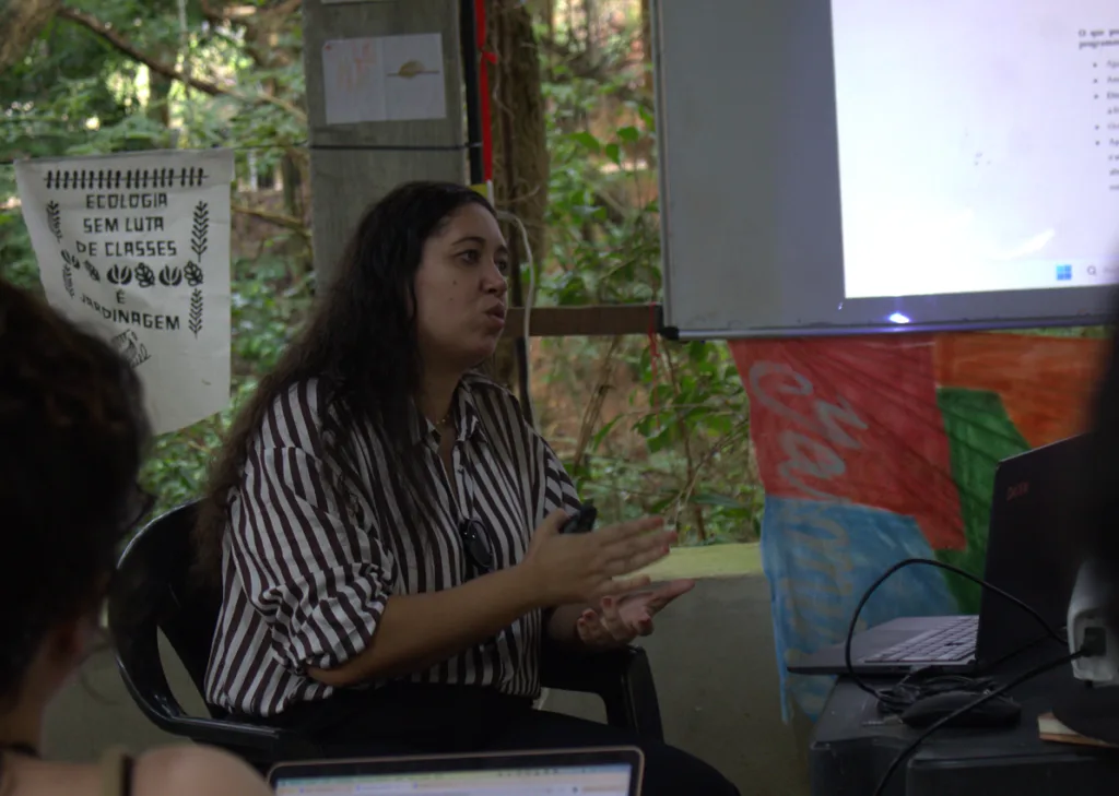 Rafaela Ribeiro, pesquisadora do projeto “Facilitando o acesso ao PAA e Cozinhas Solidárias”