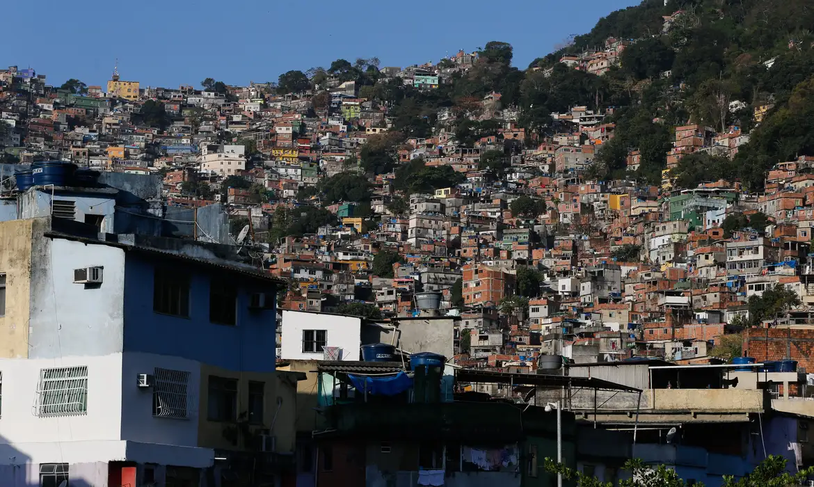 Comunidade da Rocinha no Rio de Janeiro. (Fernando Frazão/Agência Brasil)