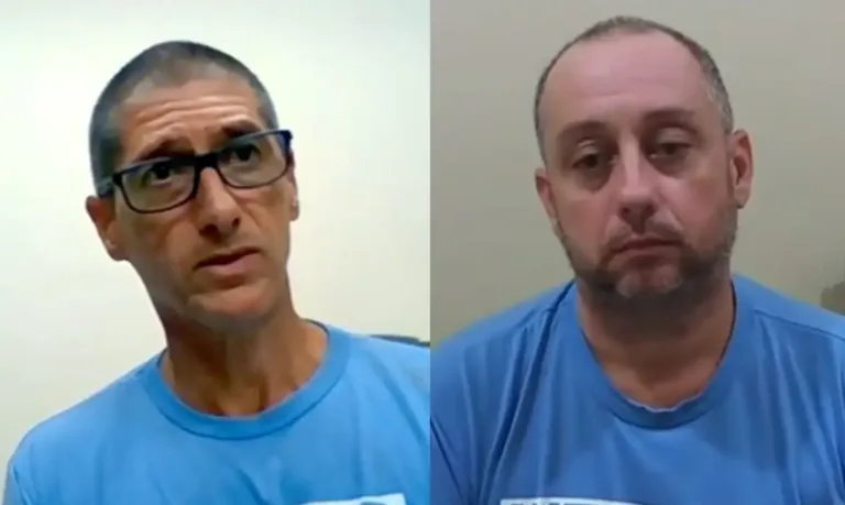 Os crimiosos Ronnie Lessa e Élcio de Queiroz