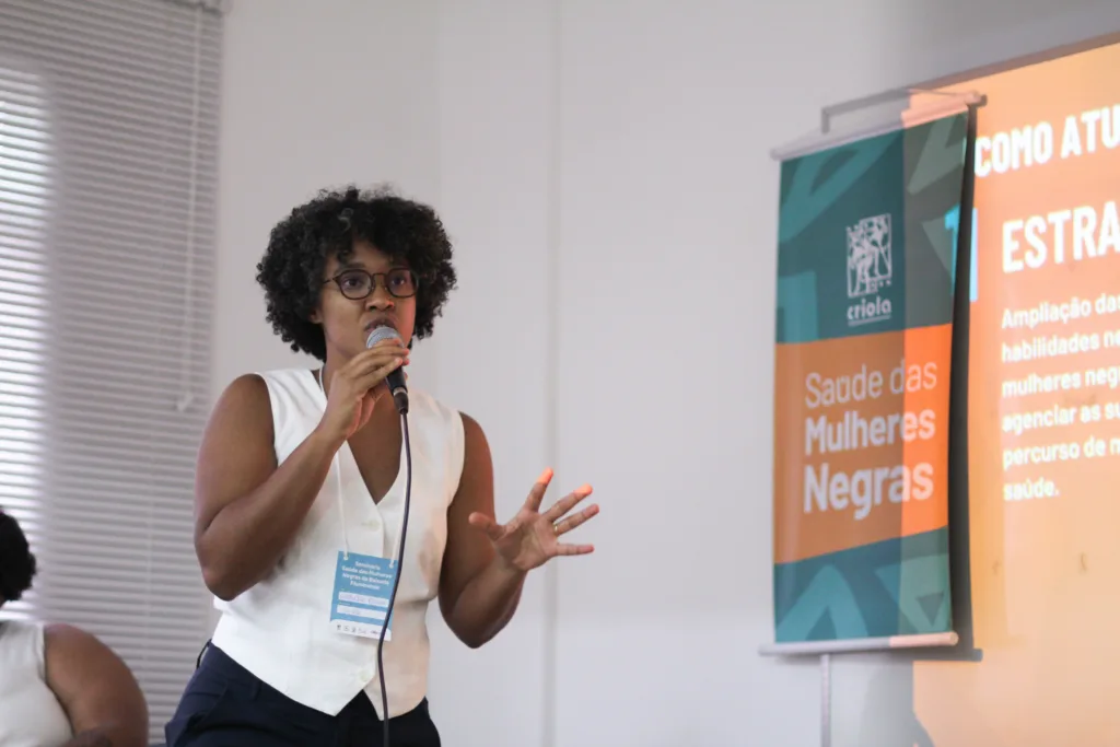 Nathália Ribeiro, liderança do Projeto Saúde das Mulheres Negras, iniciou carreira em um dos maiores hospitais de São Gonçalo (RJ)