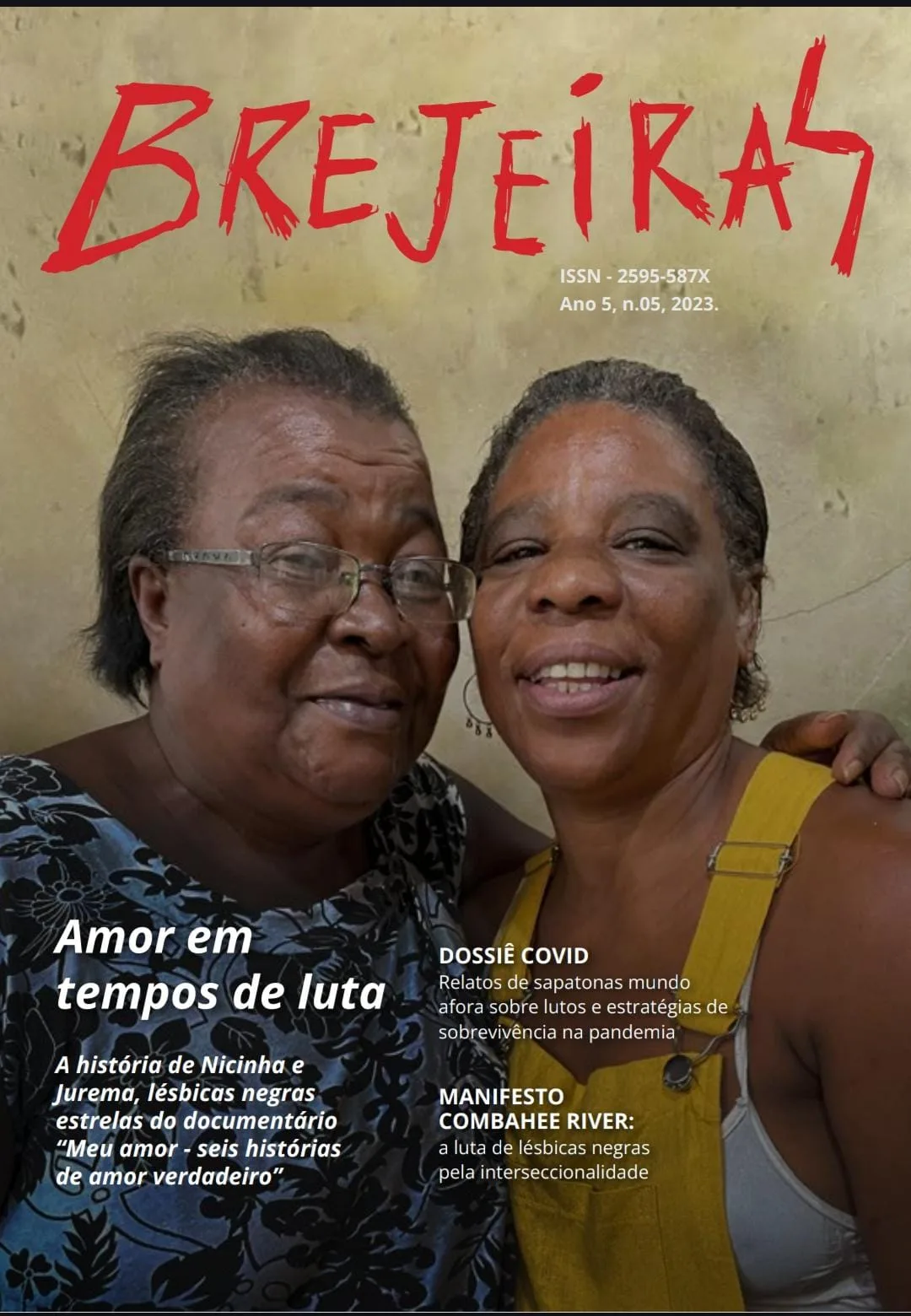 Capa da edição da Brejeiras, produzida durante a pandemia.
