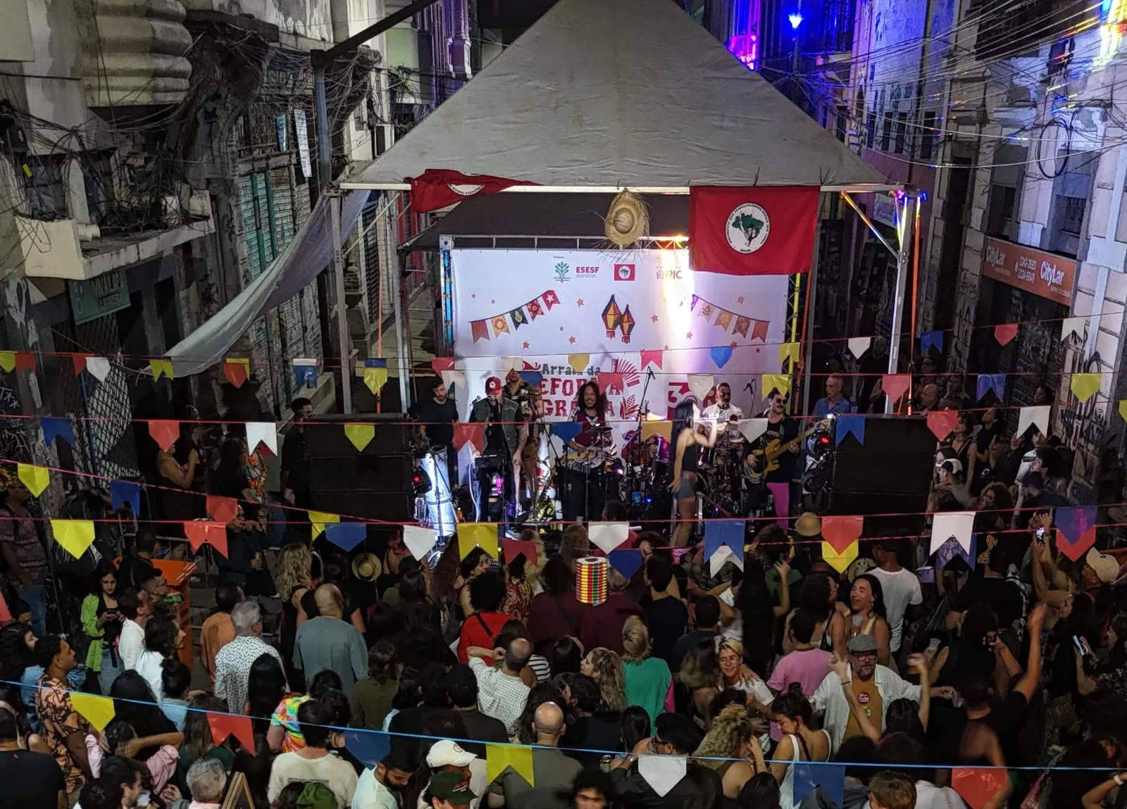 Arraiá do MST no Rio de Janeiro