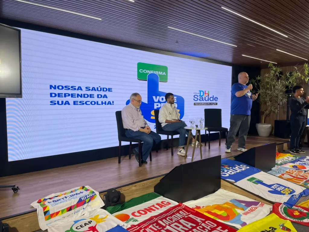 "Nossa saúde depende da sua escolha", diz slogan da campanha Vote pelo SUS 2026