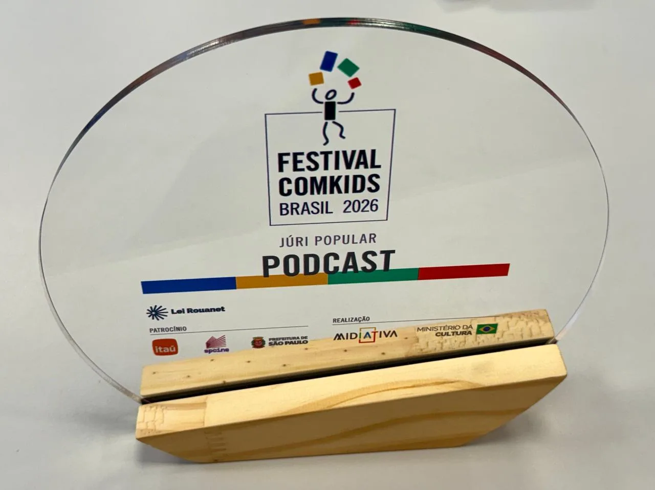 Programa foi premiado na categoria Podcast