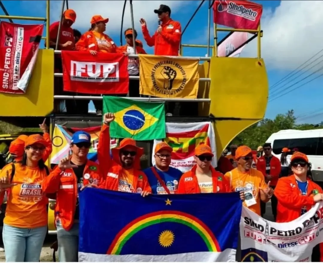 Parte da delegação pernambucana no 20º Confup
