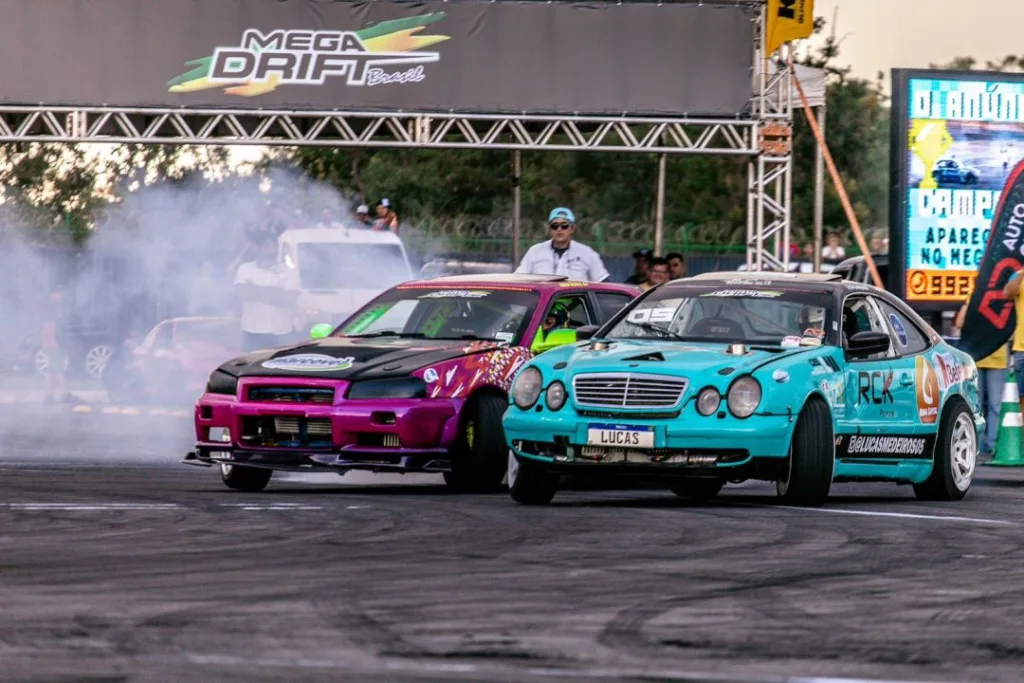 Mega Drift encerra a temporada no Autódromo de Brasília e terá, pela primeira vez, batalhas durante a noite