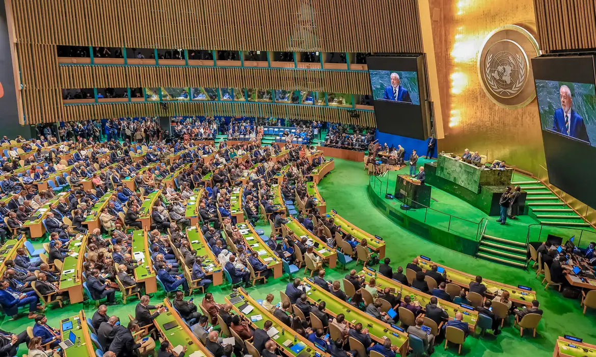 Lula em discurso na Assembleia Geral da ONU