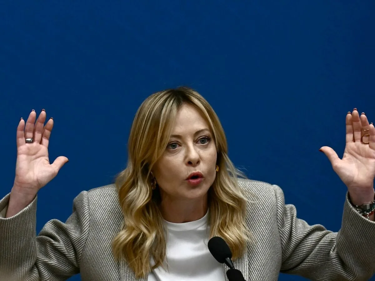 Giorgia Meloni, primeira-ministra da Itália.