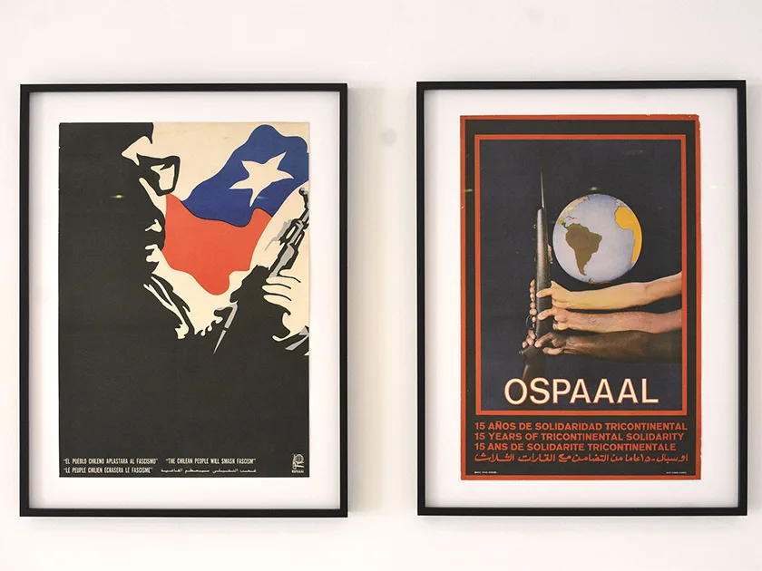 Cartazes da exposição no Museu de Arte Contemporânea da USP.