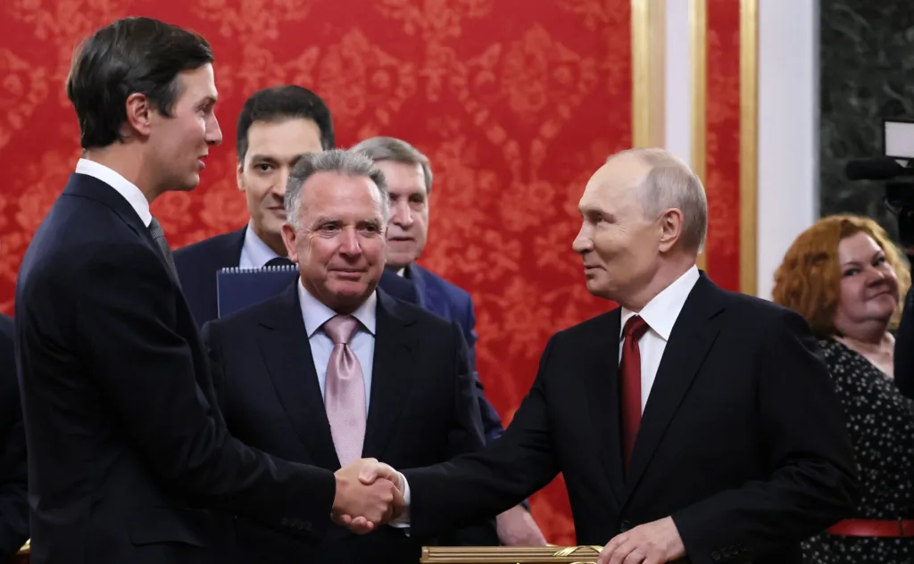 Os negociadores Steve Witkoff e Jared Kushner se reunir com os líderes Vladimir Putin, em Moscou, e Volodymyr Zelensky, no último fim de semana