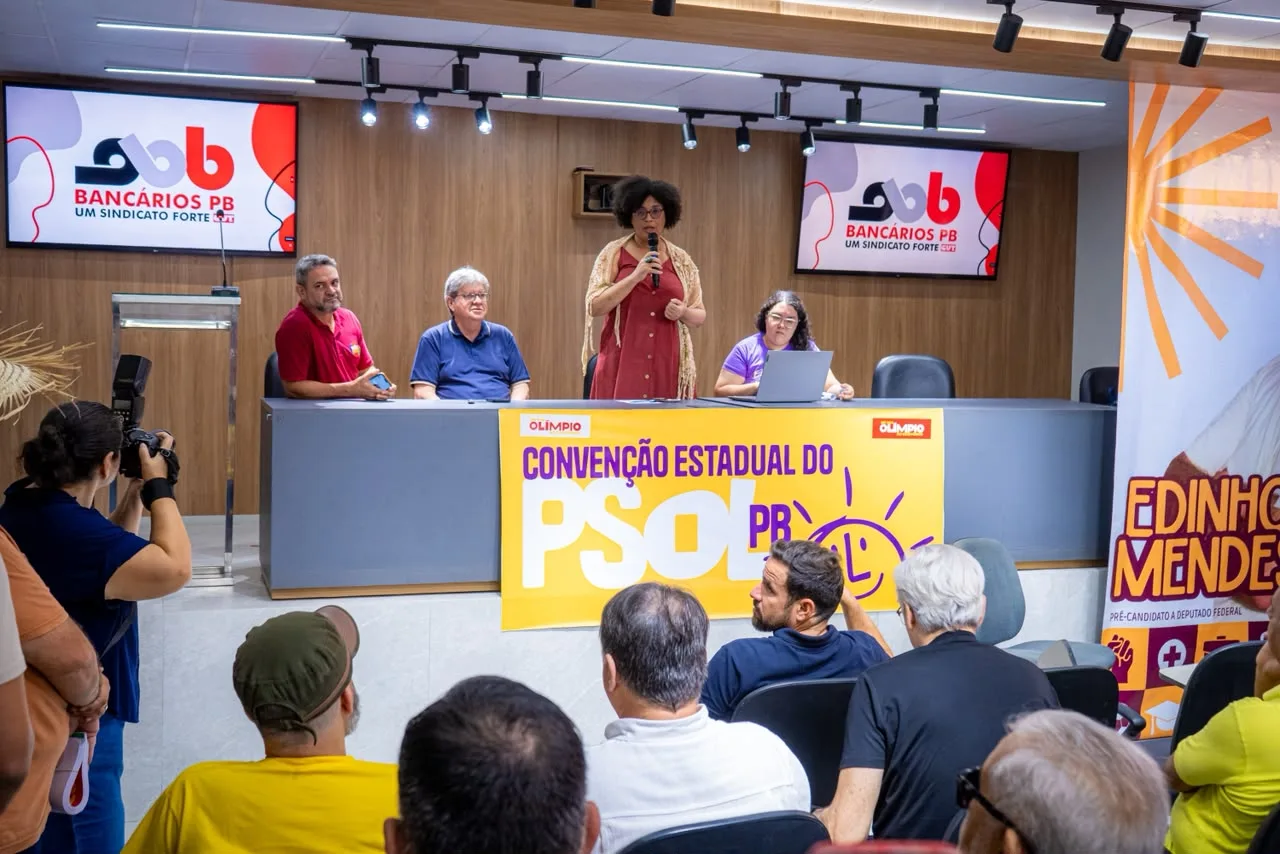 Abertura da Convenção Estadual do Psol-PB, em julho de 2026
