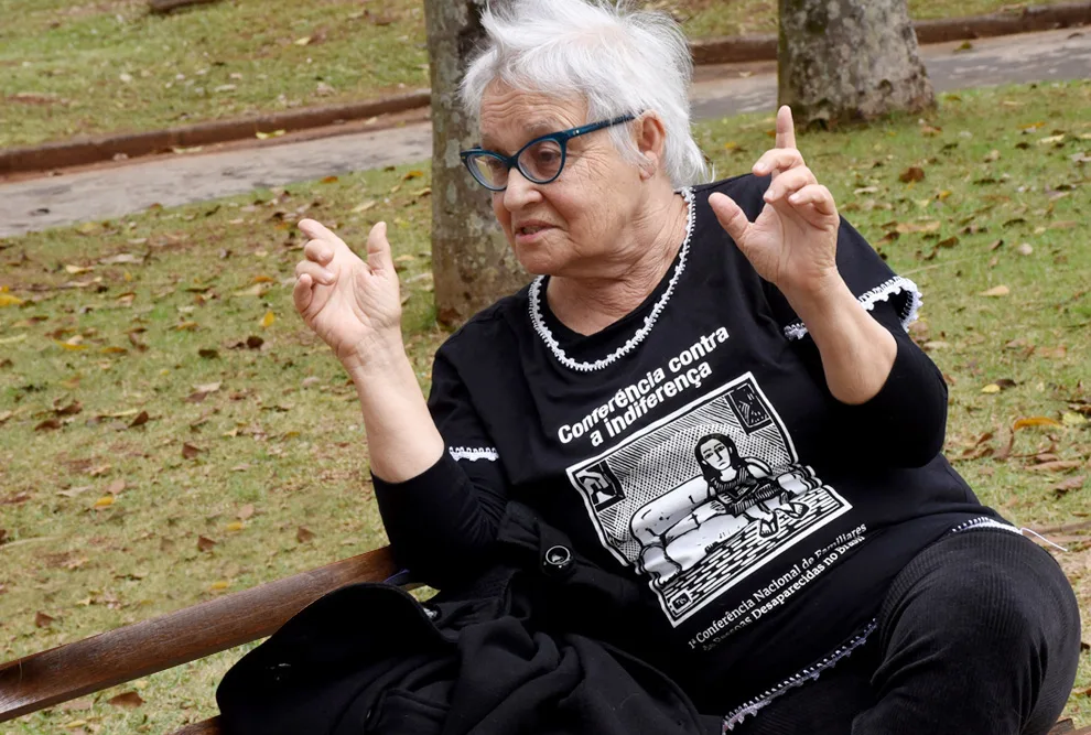 A jornalista Amelinha Teles