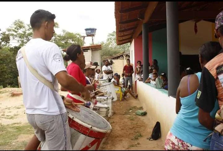 Reuni&atilde;o na Comunidade do Quilombo do Ba&uacute; 