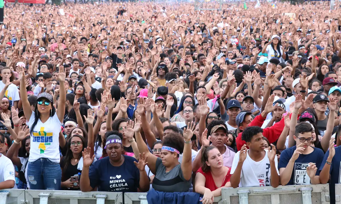 Imagem da Marcha para Jesus