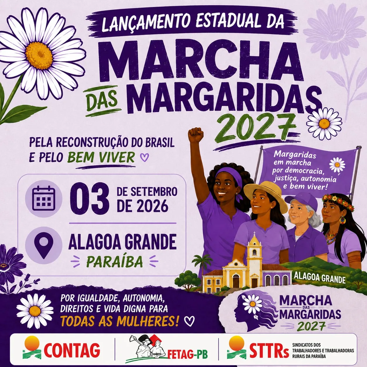Alagoa Grande abre caminho para a 8ª Marcha
