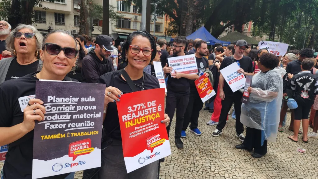 Campanha do Sinpro-Rio pauta reajuste acima da inflação e valorização dos profissionais 