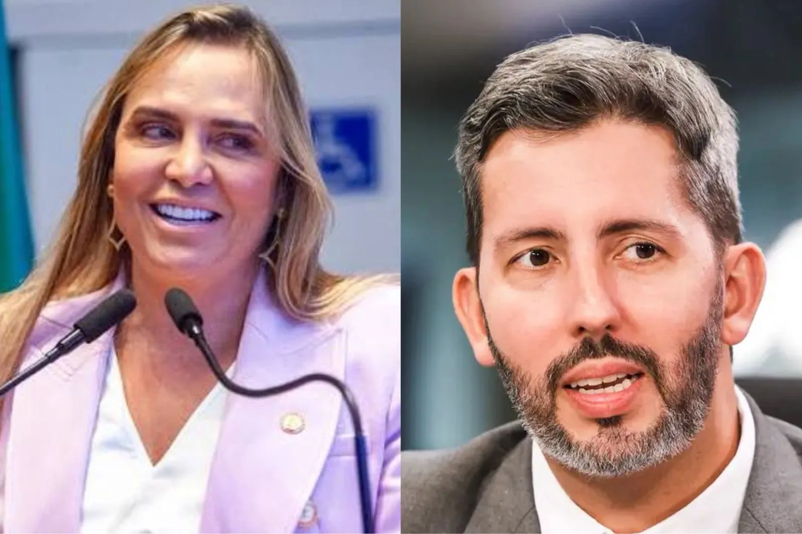 Celina Leão e Leandro Grass são os principais nomes do eleitorado para assumir o Buriti