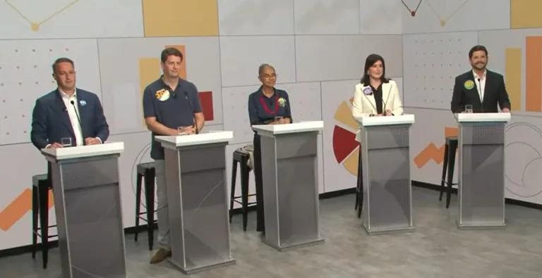 Debate para o Senado expõe fragilidades de Prado e Marina critica tom da direita: 'Tóxicos'