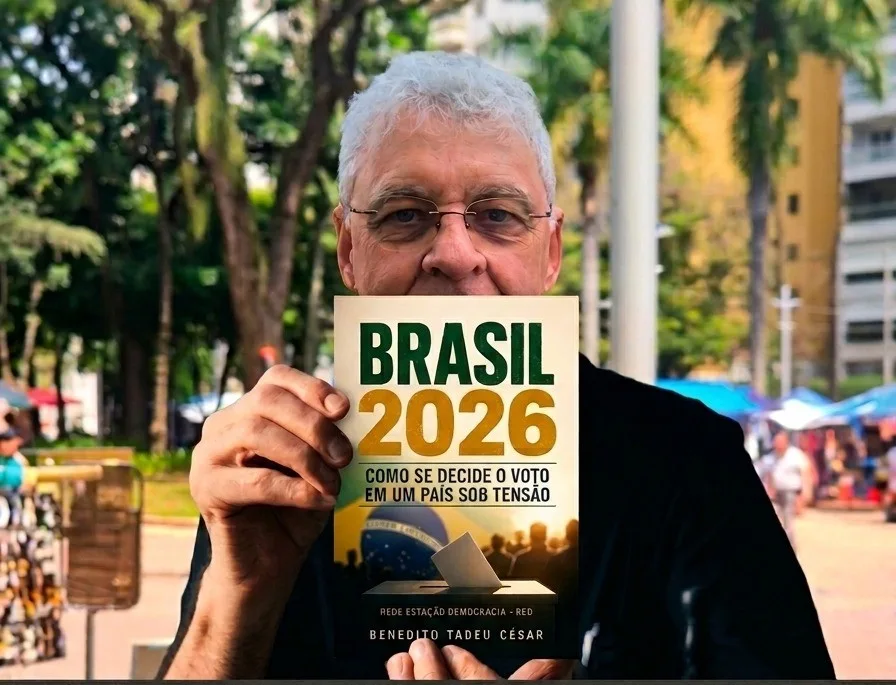 Benedito Tadeu César apresenta o livro 'Brasil 2026: Como se decide o voto em um país sob tensão'