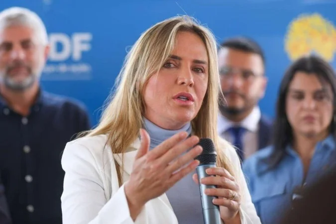 Governadora do DF e candidata à reeleição Celina Leão