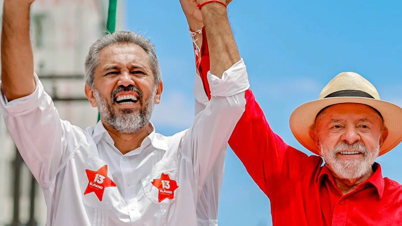 Lula e Elmano de Freitas