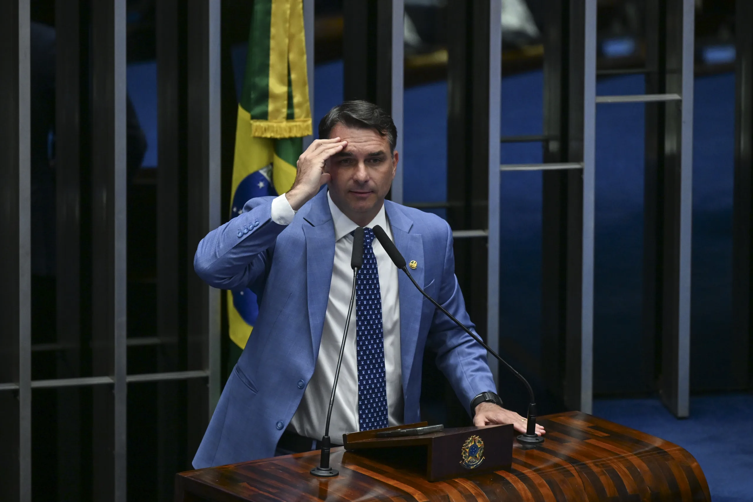 Plenário do Senado Federal durante sessão deliberativa ordinária.