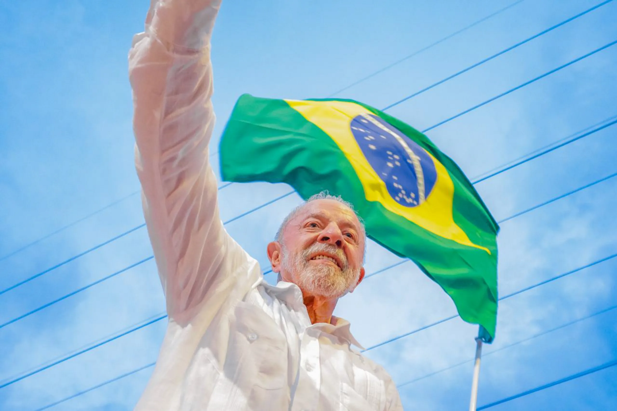 Presidente da República, Luiz Inácio Lula da Silva, durante ato de campanha
