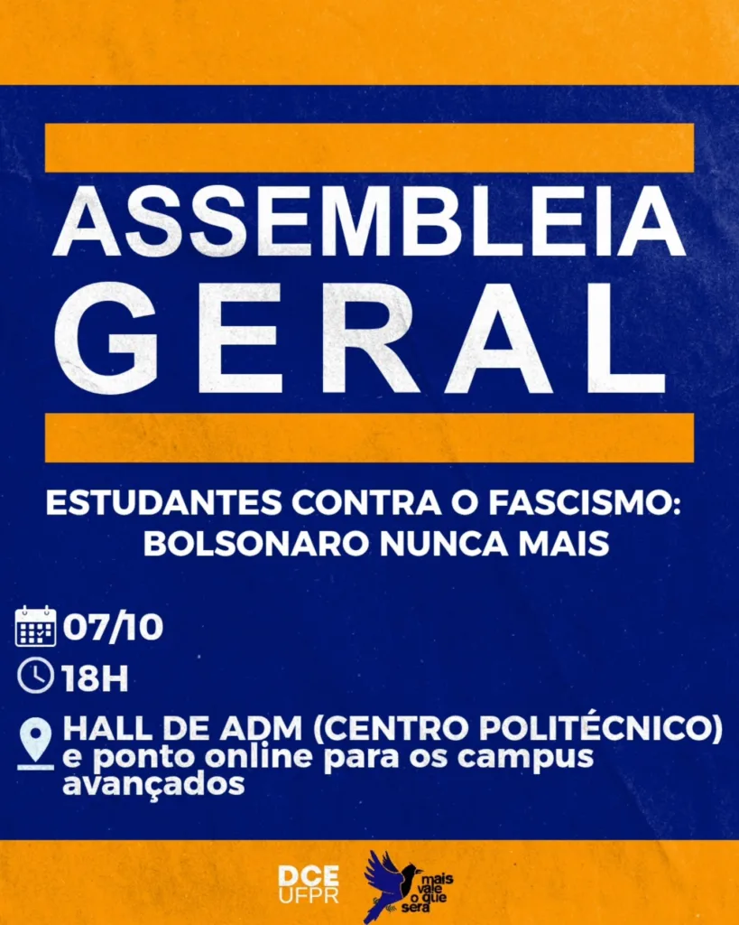 Convite nas redes, que foi retirado, junto com a conta, do Instagram.