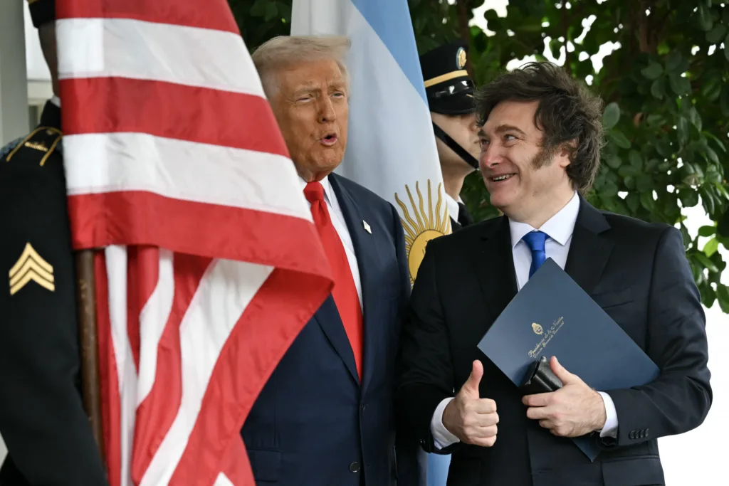 O presidente da Argentina, Javier Milei, não esconde sua admiração por Donald Trump.