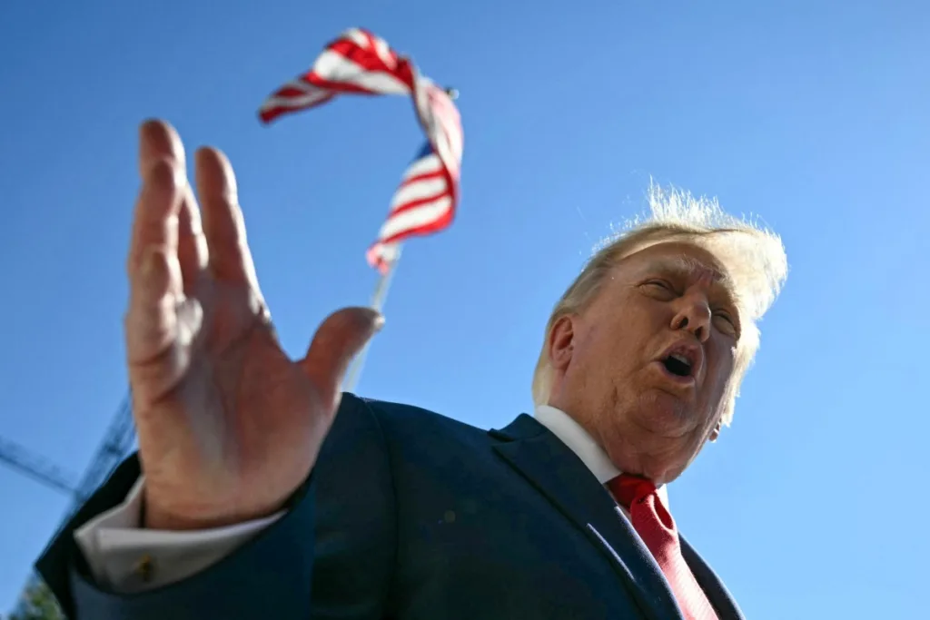 O presidente dos Estados Unidos, Donald Trump.