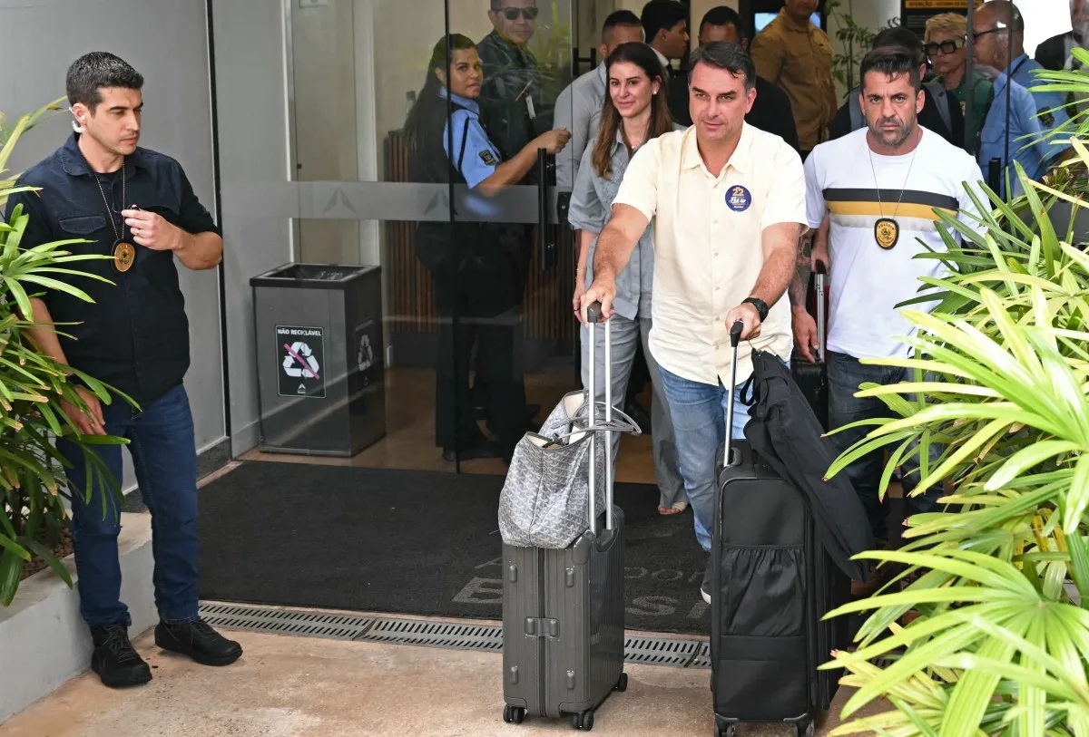 O senador Flávio Bolsonaro (PL)