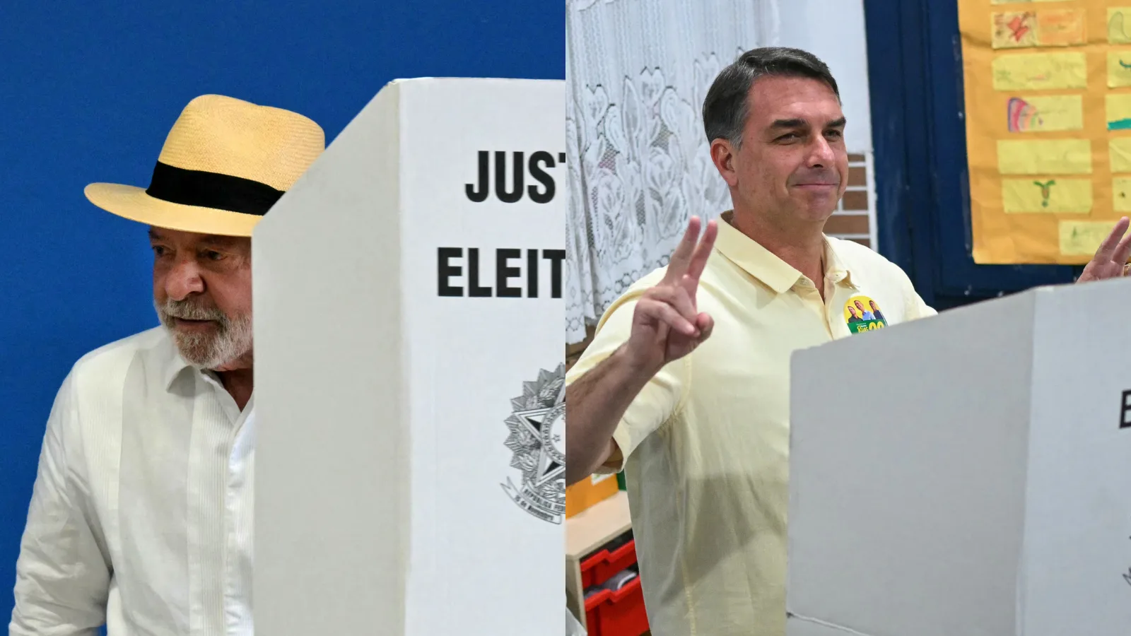 Lula (PT) e Flávio Bolsonaro (PL) disputarão segundo turno