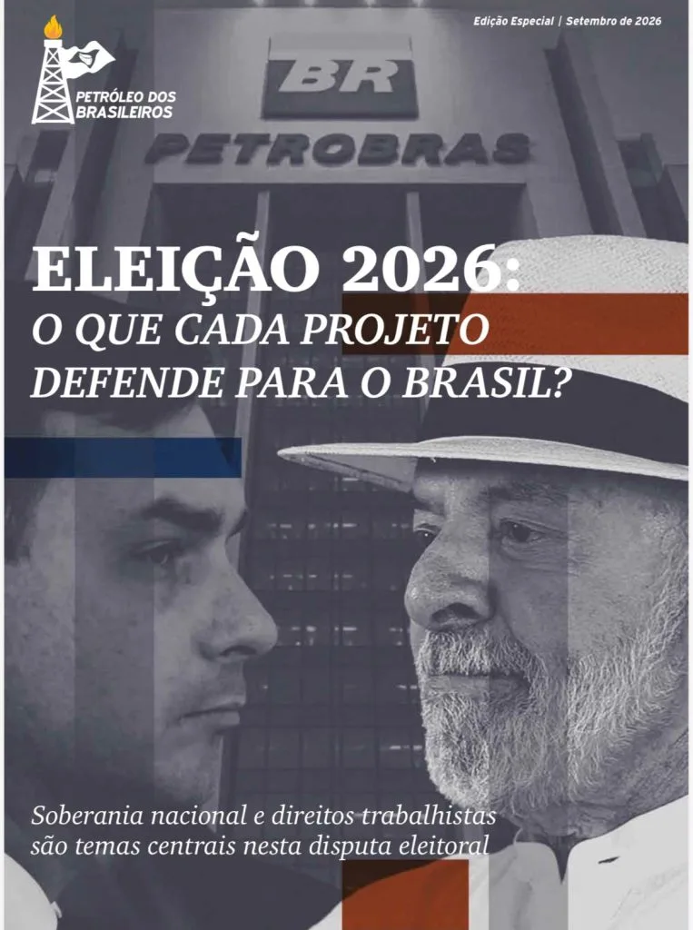 Capa do jornal dos petroleiros barrado pelo TSE