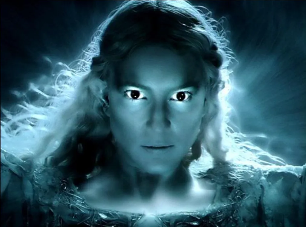 Cate Blanchett, como Galadriel em 'O Senhor dos Anéis', rejeita o anel do Poder