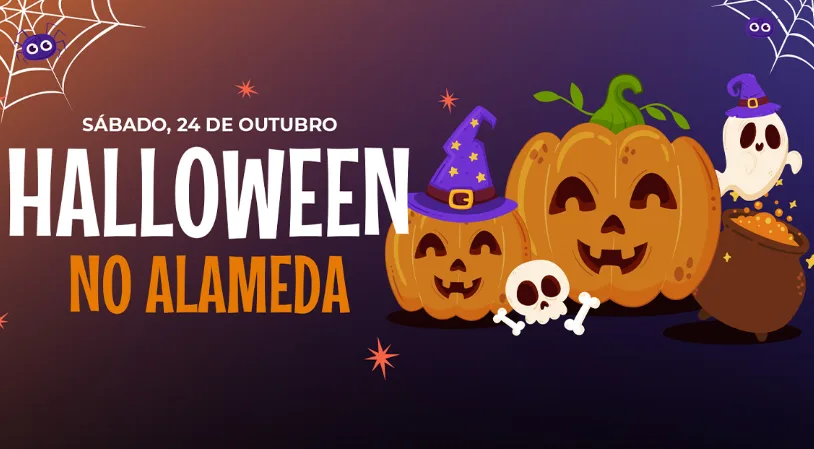O Alameda Shopping entra no clima do Halloween com caça aos doces e baile à fantasia para o público infantil
