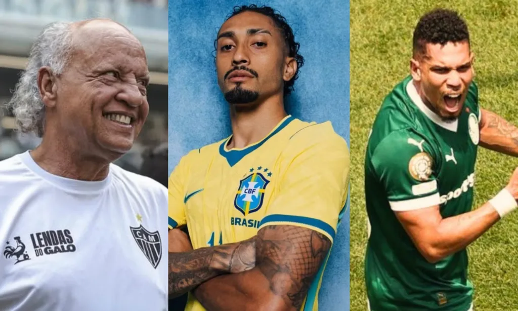 Da esquerda para direita: Reinaldo; Raphinha; Paulinho
