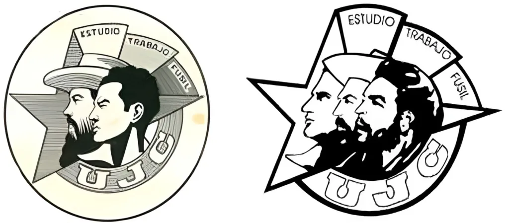 Símbolo da UJC em Cuba