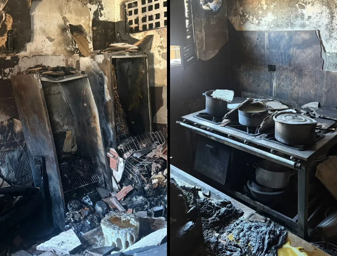 Por vazamento de gás, incêndio destruiu cozinha e atingiu parte da sede da ong Turma do Flau, no Recife