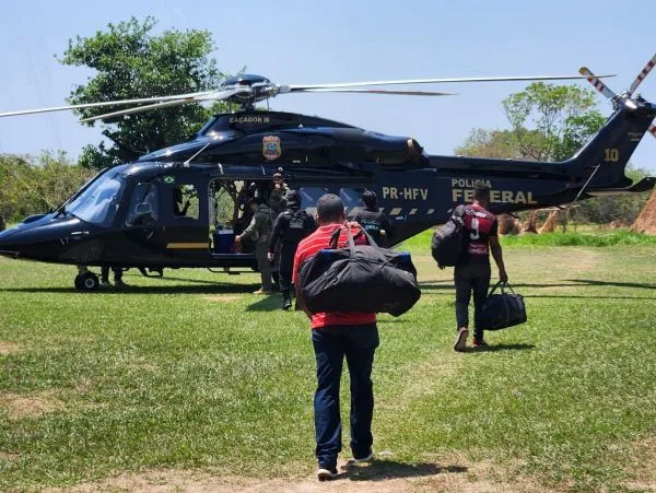 Fiscalização resgatou em setembro de 2025 dois trabalhadores venezuelanos em uma área remota na Terra Indígena Rio Guaporé