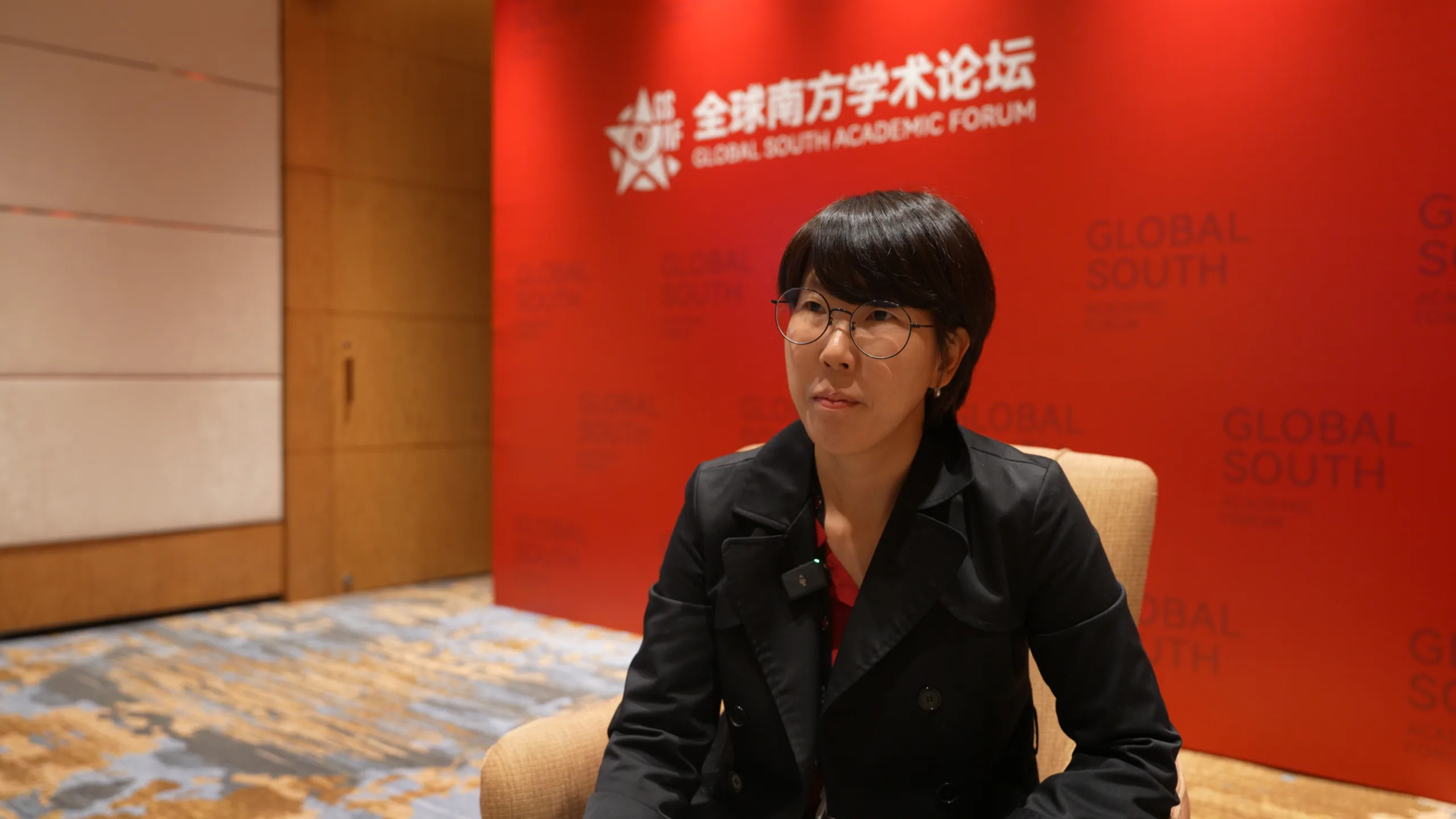 Hwang Jeong-un, coordenadora do Centro Internacional de Estratégia, com sede em Seul, Coreia do Sul. 17 de outubro de 2026