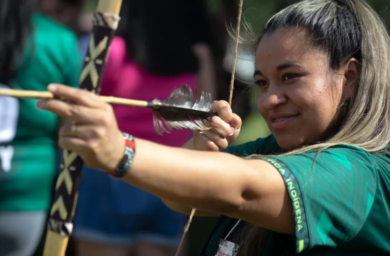 As competições de atletismo, cabo de guerra, arco e flecha, luta corporal, arremesso de lança, arremesso de peso, corrida com tora, futsal e voleibol fazem parte da programação