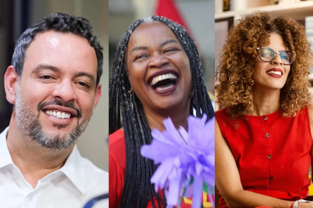 Maria Marighella e Lucas Reis, pelo PT, e Olivia Santana, pelo PCdoB, foram eleitos para a Câmara dos Deputados e ocuparão as cadeiras a partir de 2027