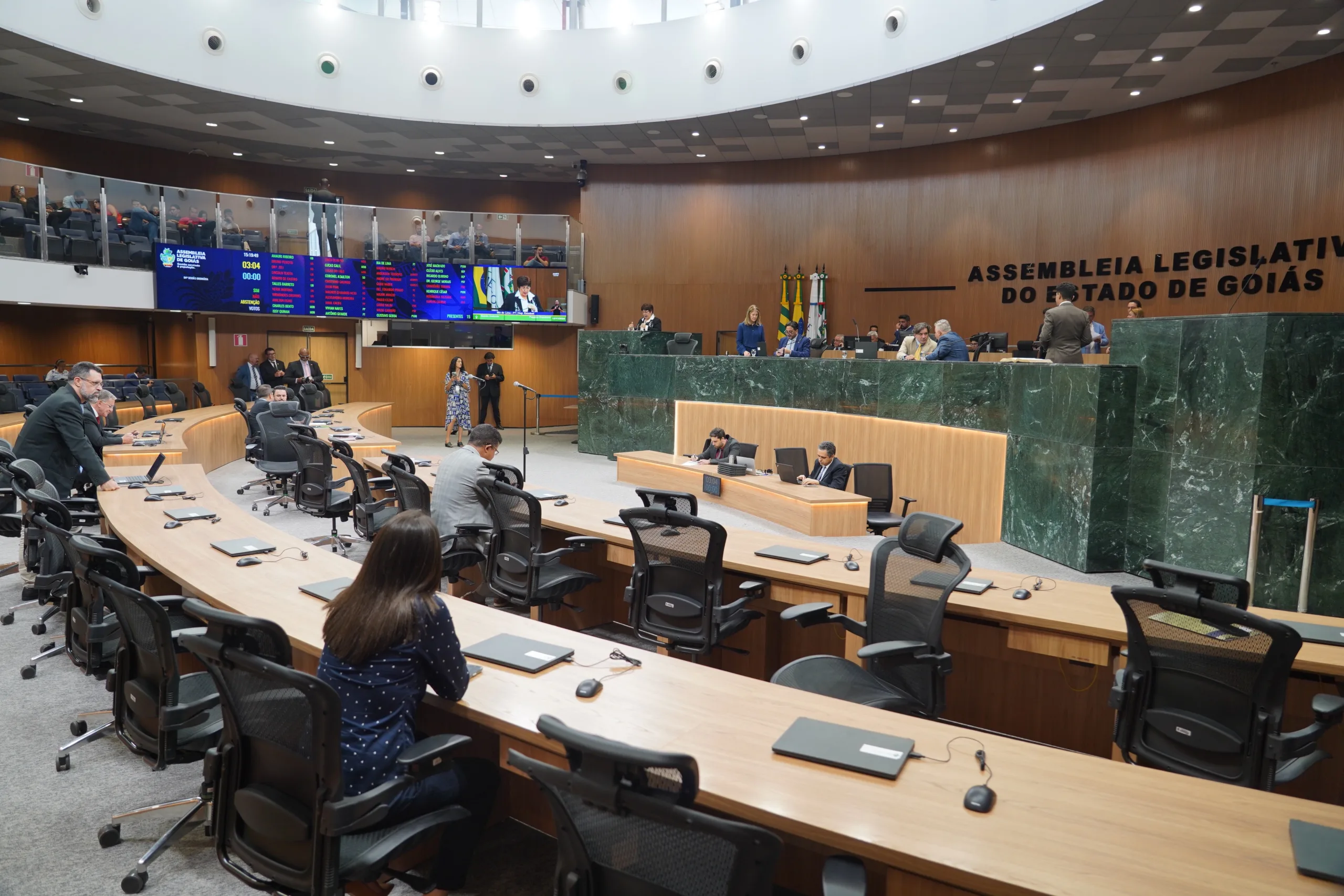 Plenário da Assembleia Legislativa do Goiás