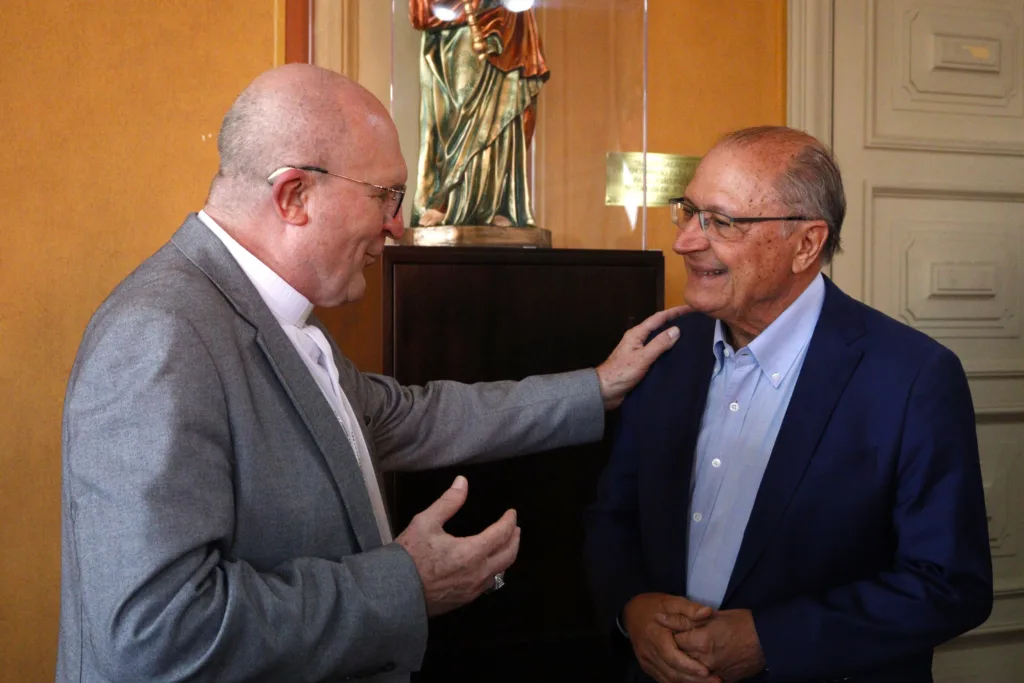 Alckmin lembrou a época em que era coroinha e destacou a importância da tolerância a todas as religiões