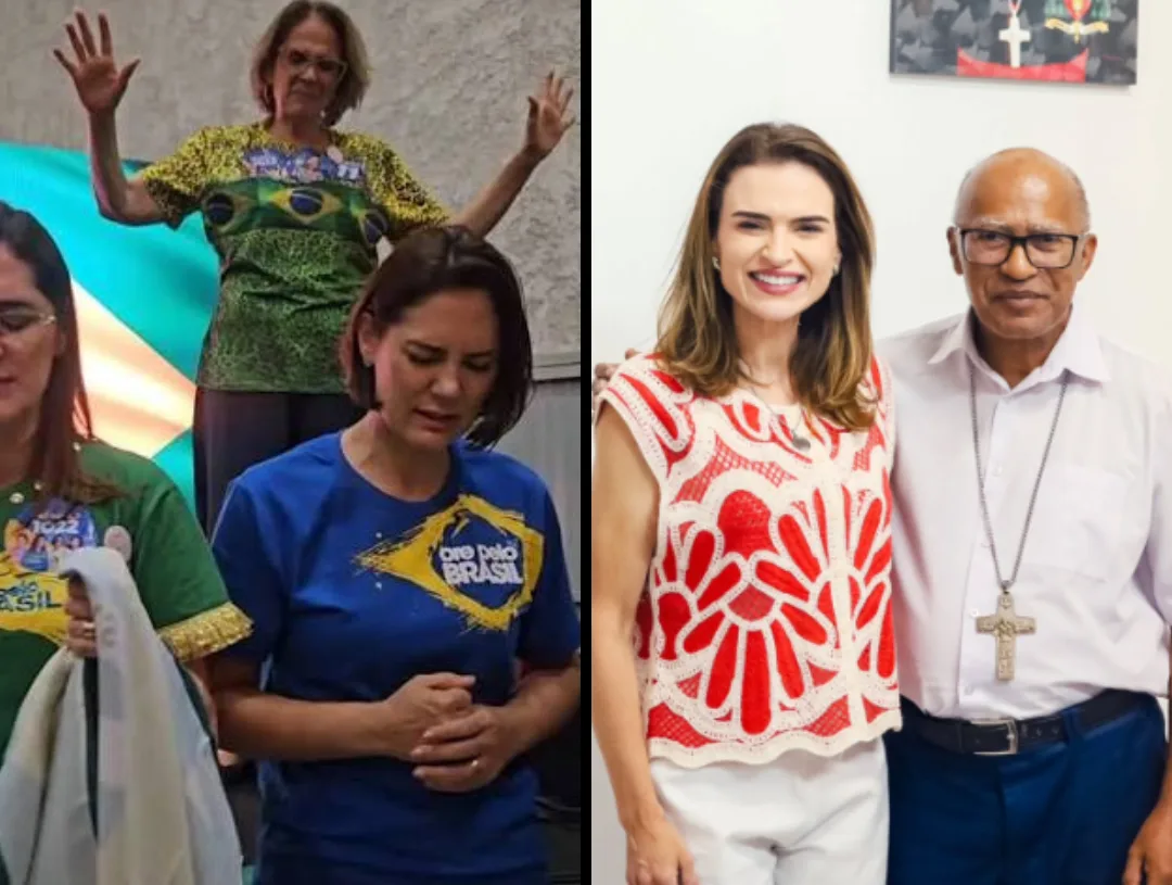 As senadoras eleitas Michele Bolsonaro (PL-DF) e Marília Arraes (PDT-PE)