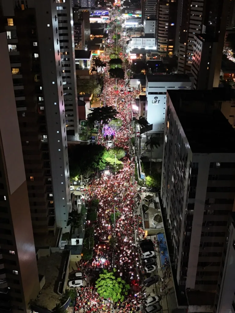 Vista aérea do Viradão do Lula